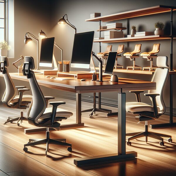 Effizientes Arbeiten: Ergonomische Tische und Möbel