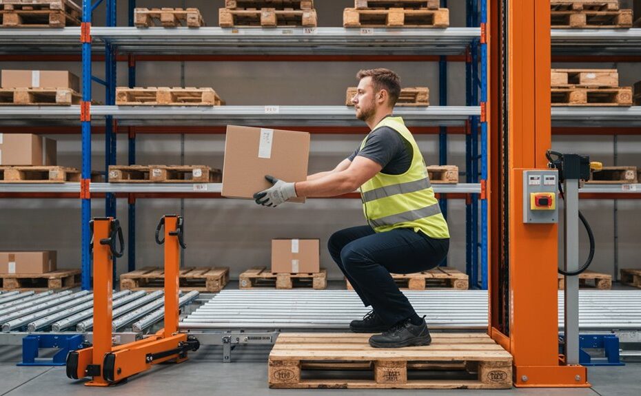 ergonomische Logistik-Arbeitssicherheit