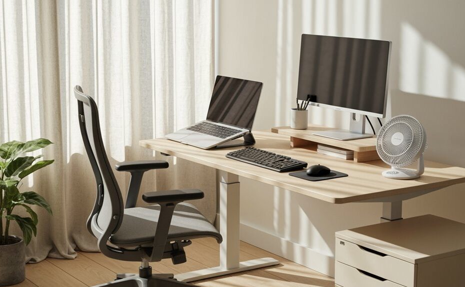 Ergonomische Sommerhitze zu Hause