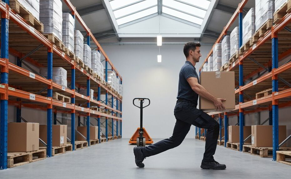 Ergonomisches Arbeiten im Lager reduziert die Belastung
