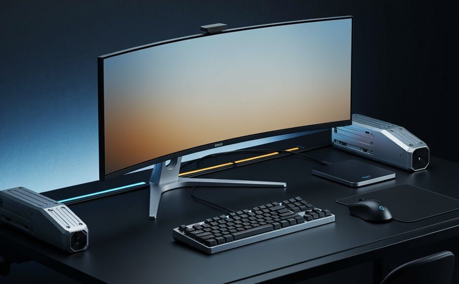 sich schnell entwickelnde moderne Computer-Desktops