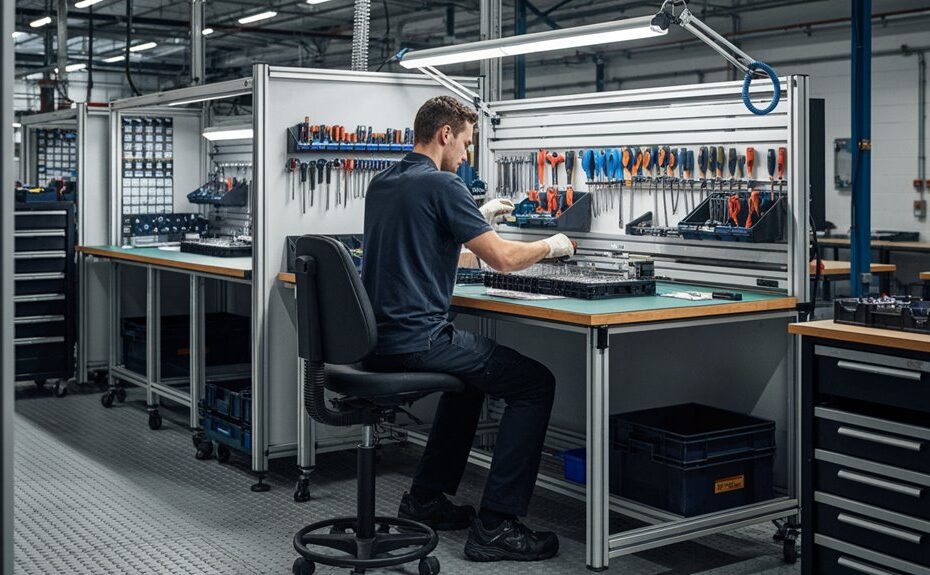 Arbeitsplatzergonomie in der Fertigung