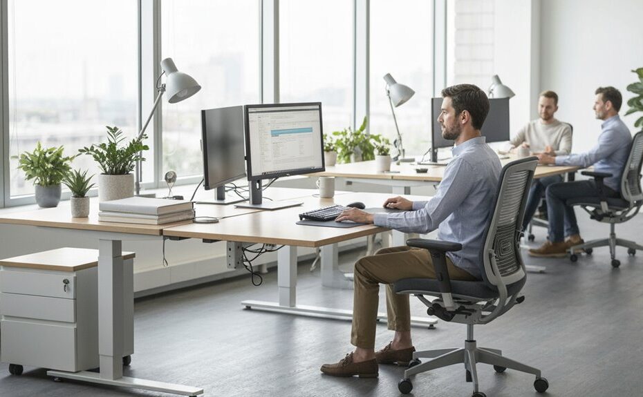 Arbeitsplatzergonomie reduziert Stress